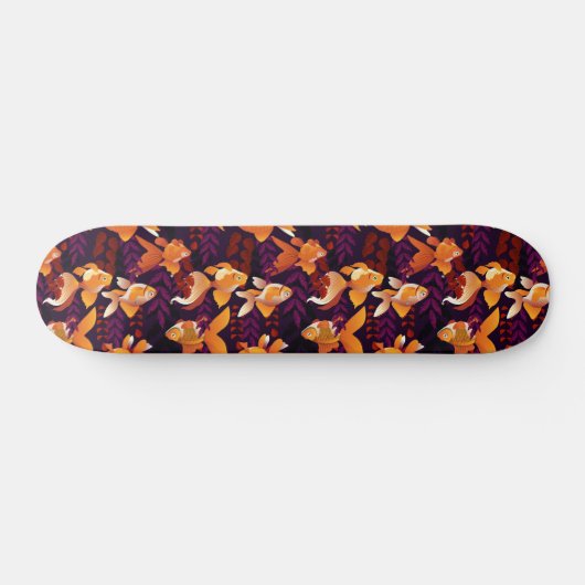 Sehr Niedliches Goldfish Skateboard (Horizontal)