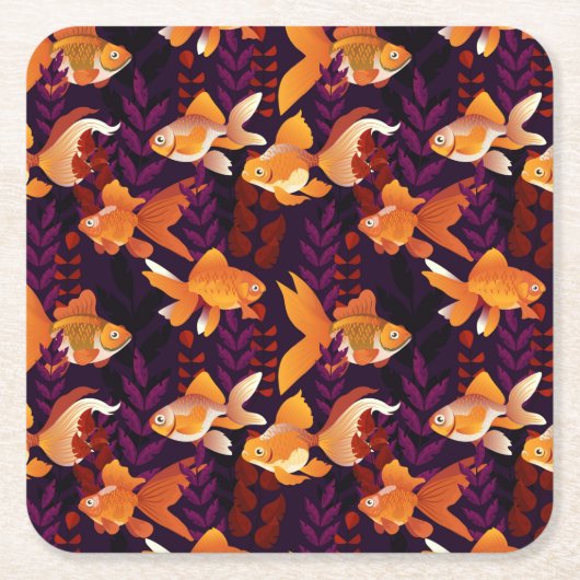 Sehr Niedliches Goldfish Untersetzer Set (Vorderseite)