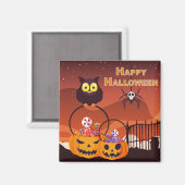 Sehr Niedliches Halloween-Design Magnet (Vorderseite/Rückseite)