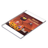 Sehr Niedliches Halloween-Design Notizblock (Linke Seite)
