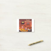 Sehr Niedliches Halloween-Design Post-it Klebezettel (Auf Schreibtisch)