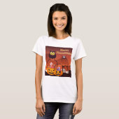 Sehr Niedliches Halloween-Design T-Shirt (Vorne ganz)