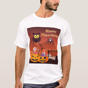 Sehr Niedliches Halloween-Design T-Shirt