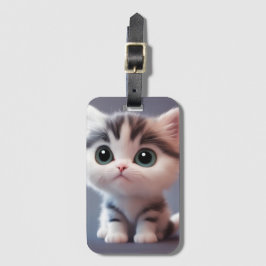 Sehr niedliches Kätzchen Gepäckanhänger