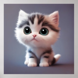 Sehr niedliches Kitten Poster