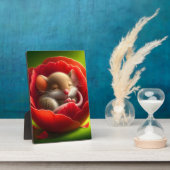 Sehr Niedliches Schlafen von Babymäuse Fotoplatte (Seite)