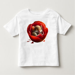Sehr Niedliches Schlafen von Babymäuse Kleinkind T-shirt
