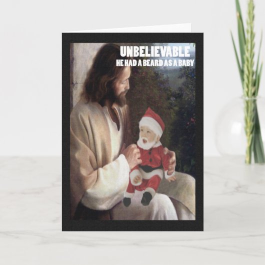 Sehr offensiver Atheist Karte (Vorderseite)