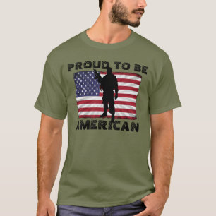 Sehr patriotisch Stolz, Amerikaner zu sein Amerika T-Shirt