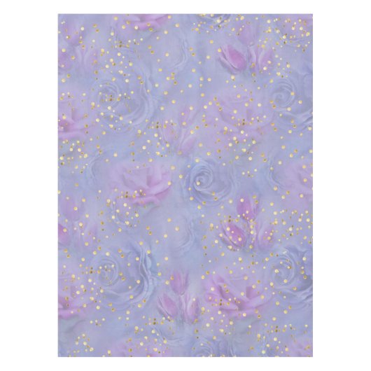 Sehr peri Aquarell, Rose, Tulpen Tischdecke (Vorderseite)