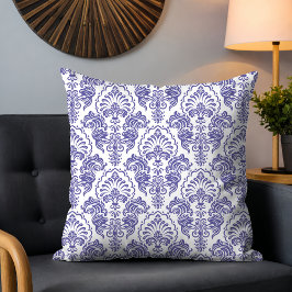 Sehr Peri Damask Blumenmuster Stilvoll Modernität Kissen