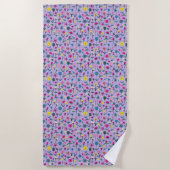 Sehr Peri Floral Meadow Strandtuch (Vorderseite)