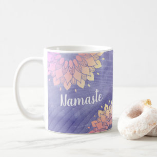 Sehr Peri Lila Yoga Instructor Rose Gold Mandala Kaffeetasse