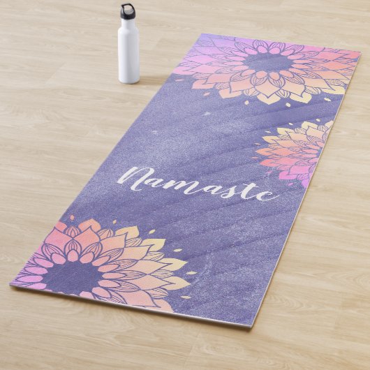 Sehr Peri Lila Yoga Instructor Rose Gold Mandala Yogamatte (Beispiel)