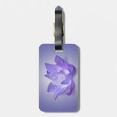 Sehr Peri Lotus und Yin Yang Gepäckanhänger (Rückseite vertikal)