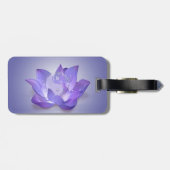 Sehr Peri Lotus und Yin Yang Gepäckanhänger (Rückseite horizontal)