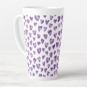 Sehr Peri Wasserfarbenherz Milchtasse (Linke Ecke)