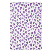 Sehr Peri Wasserfarbenherz Mini Klemmbrett (Rückseite)