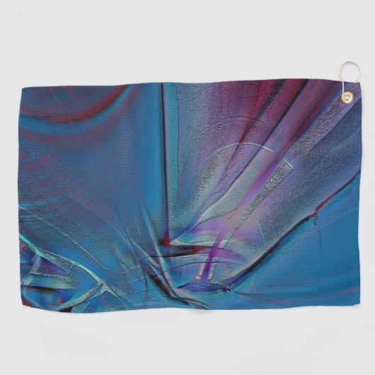 Sehr raue königsblaue digitale Textur in alter Far Golfhandtuch (Horizontal)