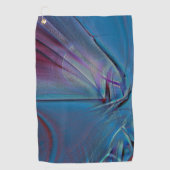 Sehr raue königsblaue digitale Textur in alter Far Golfhandtuch (Vorderseite)