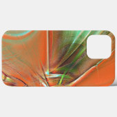 Sehr raue orangefarbene digitale Textur, grimmige, Case-Mate iPhone Hülle (Rückseite (Horizontal))