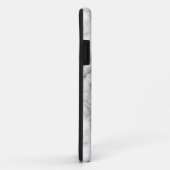 Sehr realistischer Naturstein aus weißem Marmor Case-Mate iPhone Hülle (Hinten/Rechts)