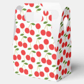 Sehr Red Cherry Muster Gevor Box Geschenkschachtel (Geöffnet)