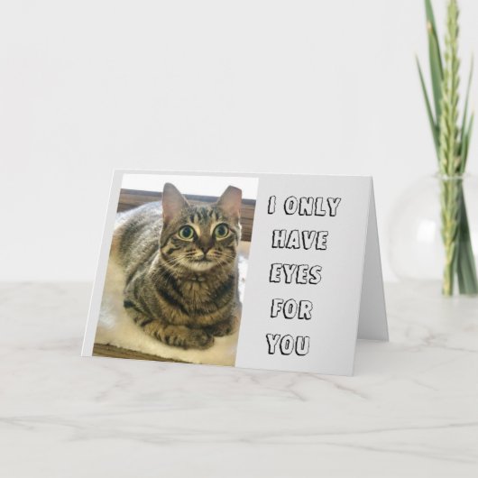 SEHR ROMANTISCHE "BIRTHDAY CARD" NUR FÜR "SIE" KARTE (Vorderseite)