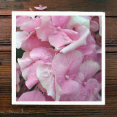 Sehr rosa Hydrangeas Napkins Serviette