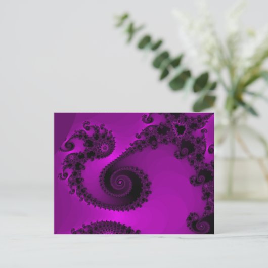 Sehr rosa Postkarte (Stehend Vorderseite)