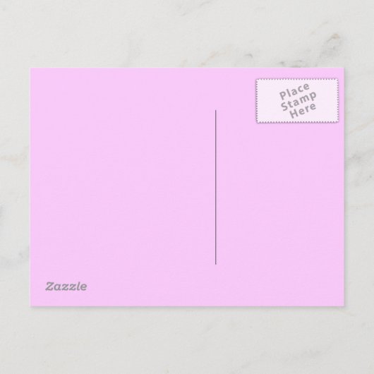 Sehr rosa Save the Date Rose Ankündigungspostkarte (Rückseite)