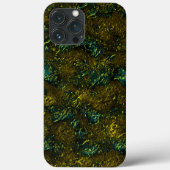 Sehr rustikal gealterte Textur in dunklem Ocker un Case-Mate iPhone Hülle (Rückseite)