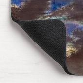 Sehr rustikale dunkle Wolken mit tropfender Versch Mousepad (Ecke)