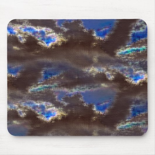 Sehr rustikale dunkle Wolken mit tropfender Versch Mousepad (Vorne)
