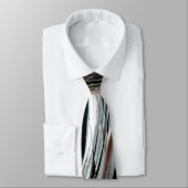 Sehr rustikale Silberstreifen oder kreisförmige Au Krawatte (Gebunden)