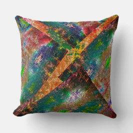 Sehr rustikale und unorganisierte Bildschichten Kissen