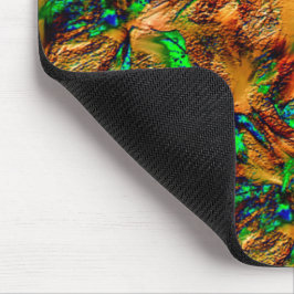 Sehr rustikales Gestein in gebranntem Gelb mit grü Mousepad