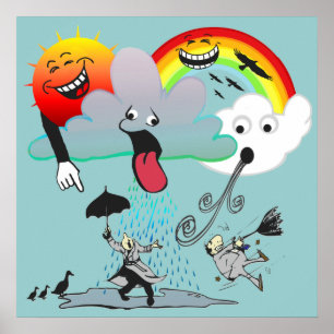 Sehr schlechtes Wetter Poster