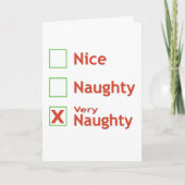 Sehr schmutzig feiertagskarte (Vorderseite)