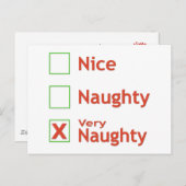 Sehr schmutzig postkarte (Vorne/Hinten)