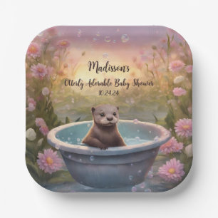 Sehr schöne Babydusche Pappteller