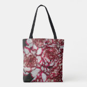 Sehr schöne, farbige Nelke nah Tasche (Rückseite)