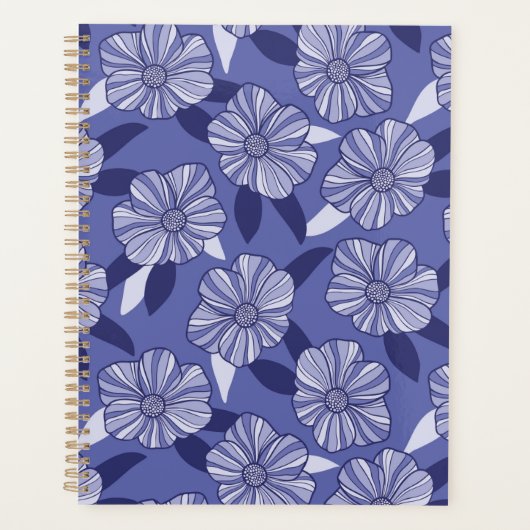 Sehr schöne, florale Linie Art Planer (Vorderseite)