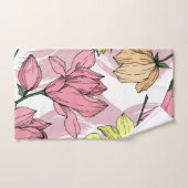 Sehr schöne handgezeichnete Monogramm-Handschrift, Badhandtuch Set (Handtuch)