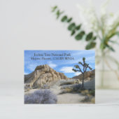 Sehr schöne Joshua Tree Postcard! Postkarte (Stehend Vorderseite)