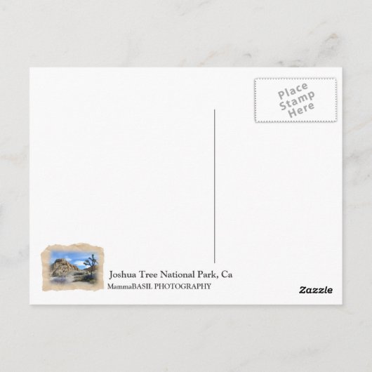 Sehr schöne Joshua Tree Postcard! Postkarte (Rückseite)