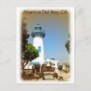 Sehr schöne Marina Del Rey Postkarte! Postkarte