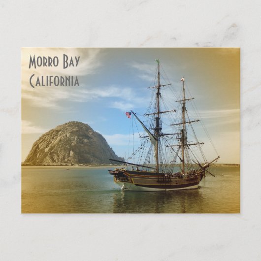 Sehr schöne Morro Bay Postcard! Postkarte (Vorderseite)