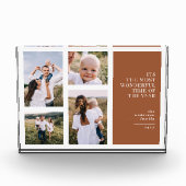 Sehr schöne Zeit elegante Terracotta Multi Foto (Vorderseite)