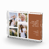 Sehr schöne Zeit elegante Terracotta Multi Foto (Rechts)